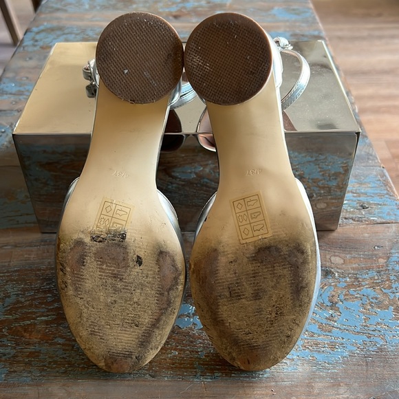 Top Shop Silver 3” heels - Picture 6 of 6